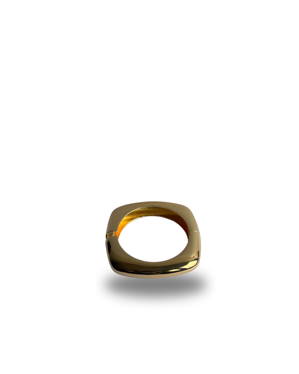 Gold chunky bangle