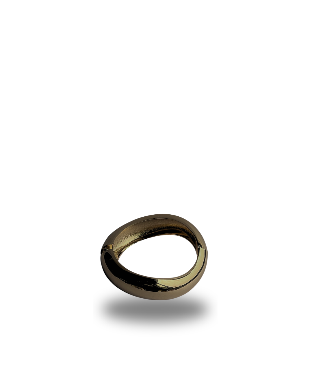 Gold chunky bangle