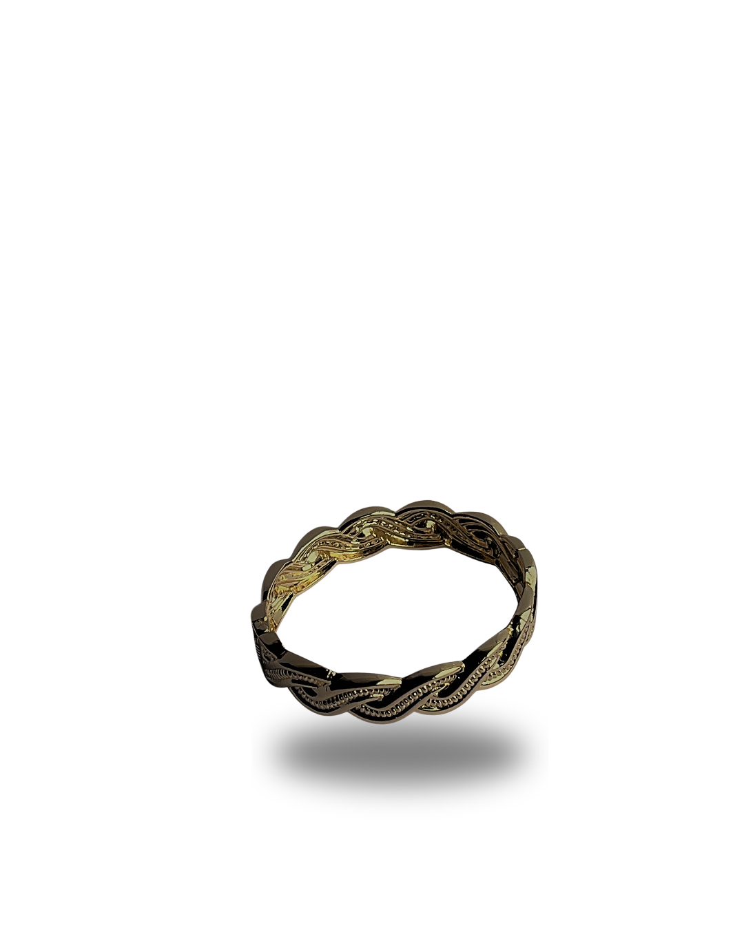 Gold chunky bangle