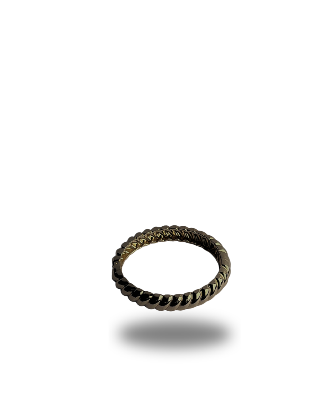 Gold chunky bangle
