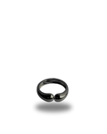 Silver chunky bangle