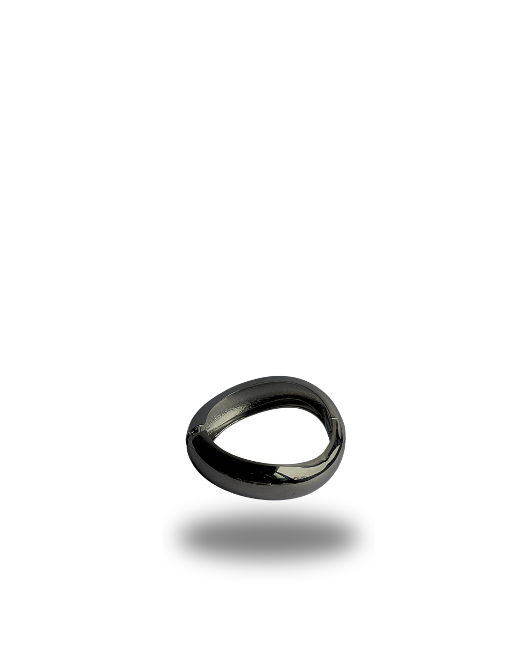 Silver chunky bangle