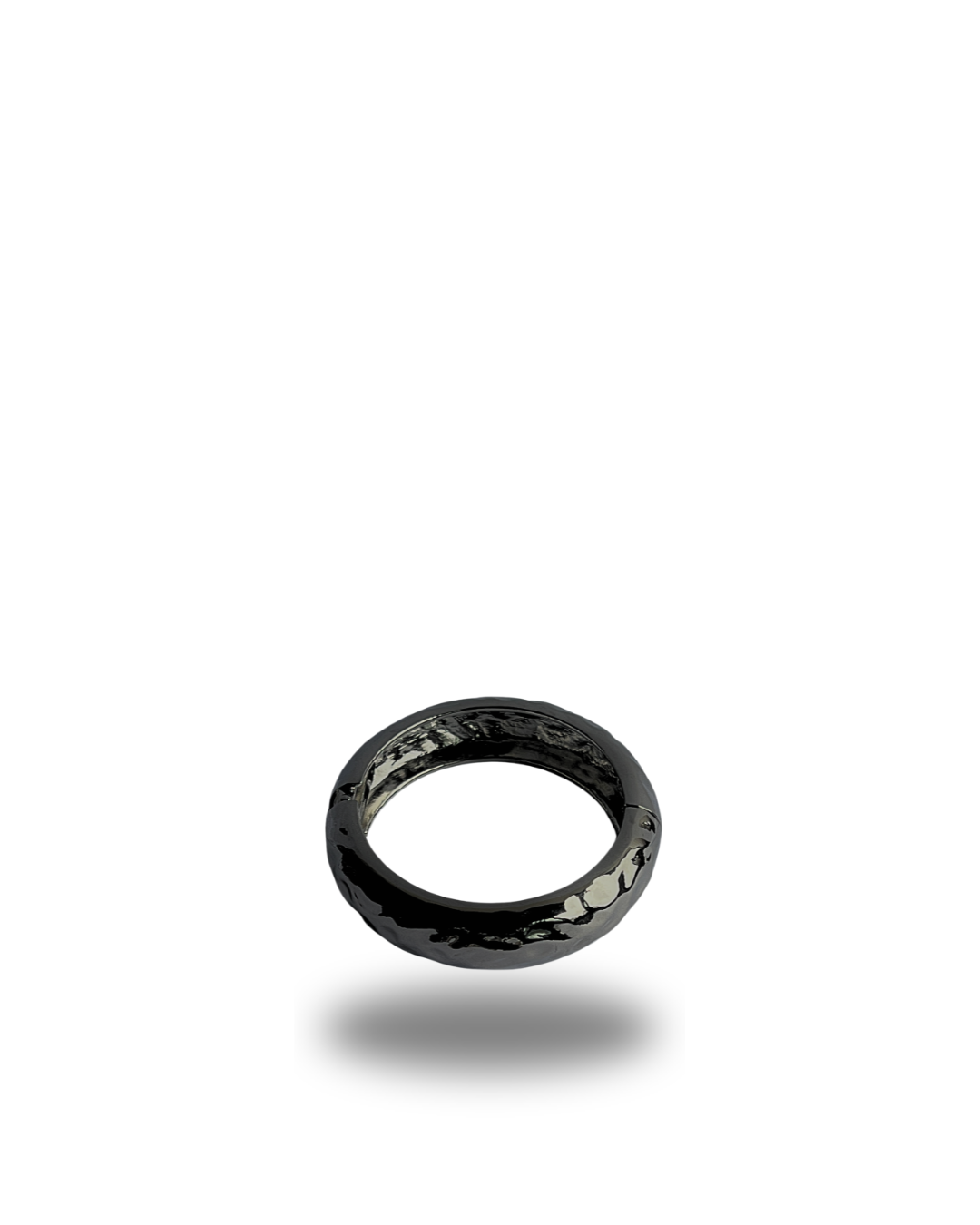 Silver chunky bangle