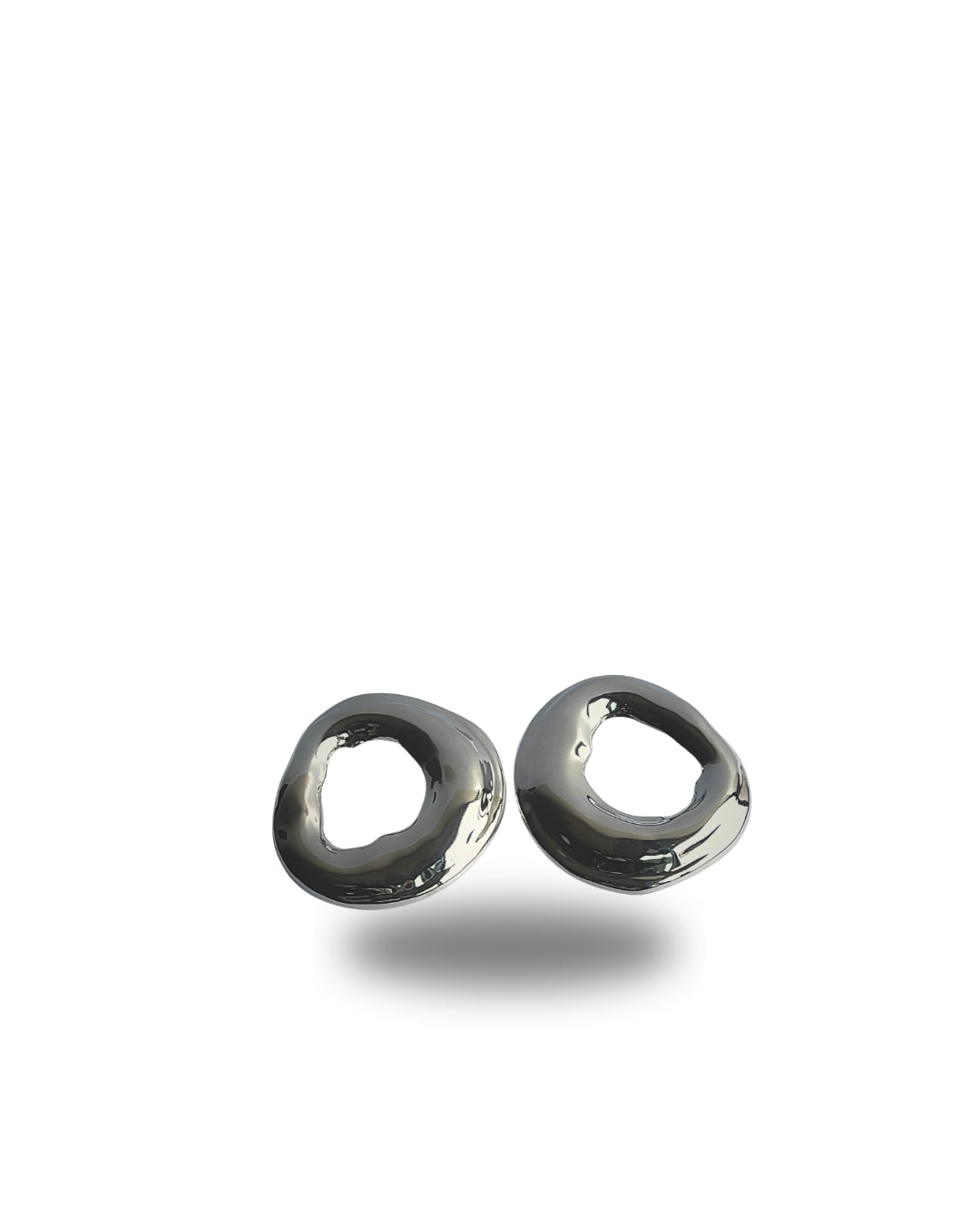 Silver chunky Earrings