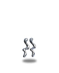 Silver chunky Earrings