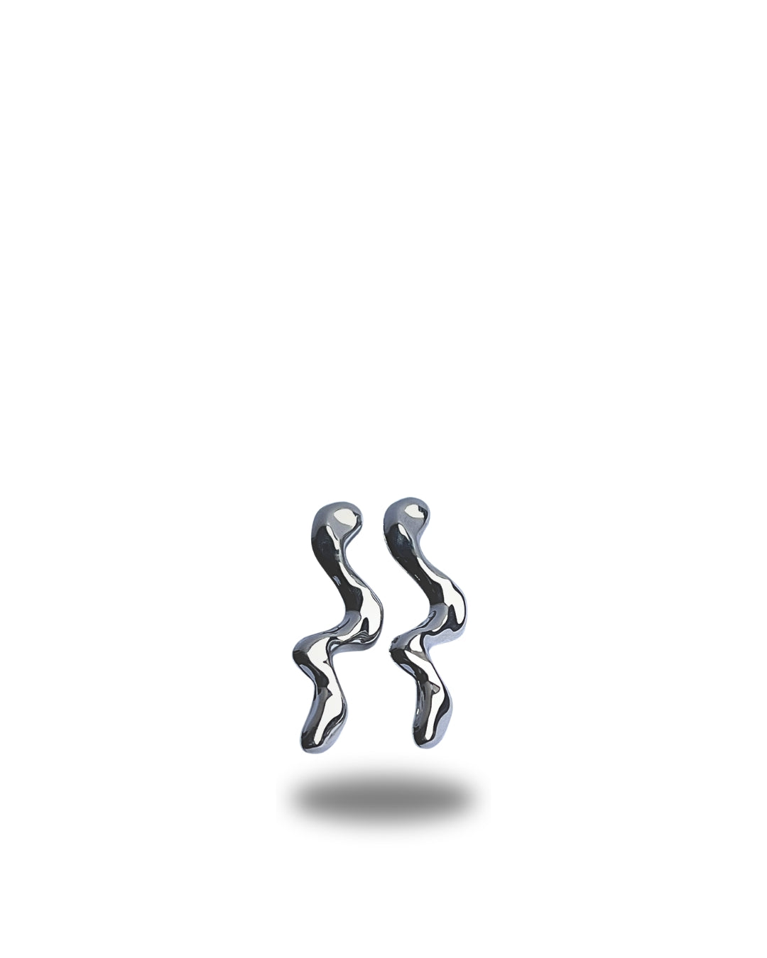 Silver chunky Earrings