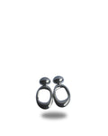 Silver chunky Earrings