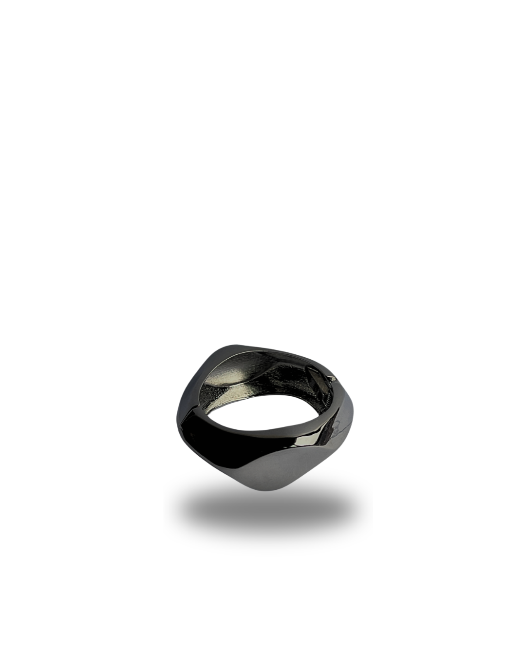 Silver chunky bangle